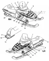 DECALS 500 CARB 0962764, 500 CARB SKS 0962564, EUROPEAN 500 CARB SKS E96256 (4931873187A012)