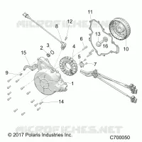 ENGINE, STATOR AND VOLANO