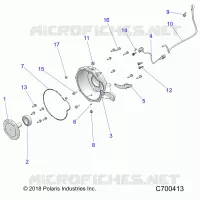 MOTORE, ADAPTER, BELLHOUSING AND CRANK SENSOR
