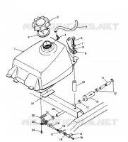 CARBURANTE TANK Magnum 2X4 W967544 (4936033603A011)