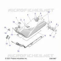 SISTEMA DI ALIMENTAZIONE CARBURANTE, FUEL TANK ASM.