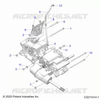 TRASMISSIONE, MAIN GEARCASE MOUNTING