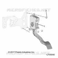 ENGINE, ACCELERATORE PEDALE
