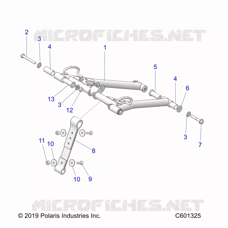 SUSPENSION, ANTERIORE COPPIA ARM