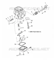 MOTORE, CARBURATORE, LOWER
