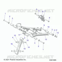 SUSPENSION, ANTERIORE COPPIA ARM