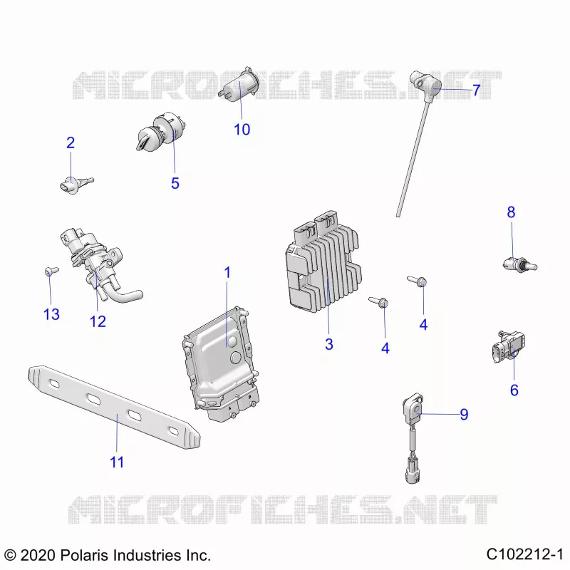 ELETTRICO, SWITCHES, SENSORS, ECU AND CONTROL MODULES