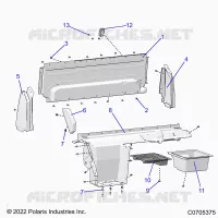 CARROZZERIA POSTERIORE CLOSEOFF, AND FENDERS