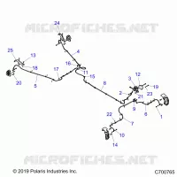 LINEE FRENO AND MASTER CYLINDER