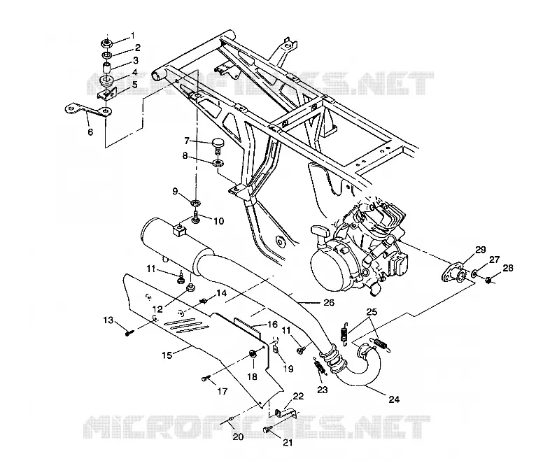 IMPIANTO DI SCARICO 2X4 350L W937539 (4924032403006A)