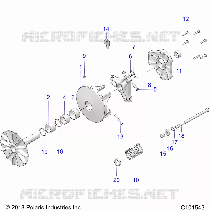 TRASMISSIONE, PRIMARY CLUTCH