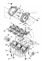 CARTER ASSEMBLY SL 750 / B934070 (4924752475022A)
