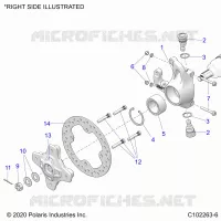 SOSPENSIONI ANTERIORI HUB, KNUCKLE AND BRAKE DISC