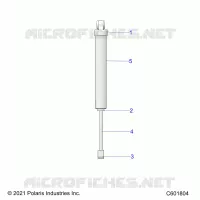 SUSPENSION, AMMORTIZZATORE POSTERIORE TRACK