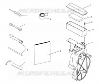 KIT DI STRUMENTI 500 CARB 0962764, 500 CARB SKS 0962564, EUROPEAN 500 CARB SKS E962 (4931873187B009)