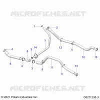 ENGINE, SISTEMA DI RAFFREDDAMENTO, HOSES