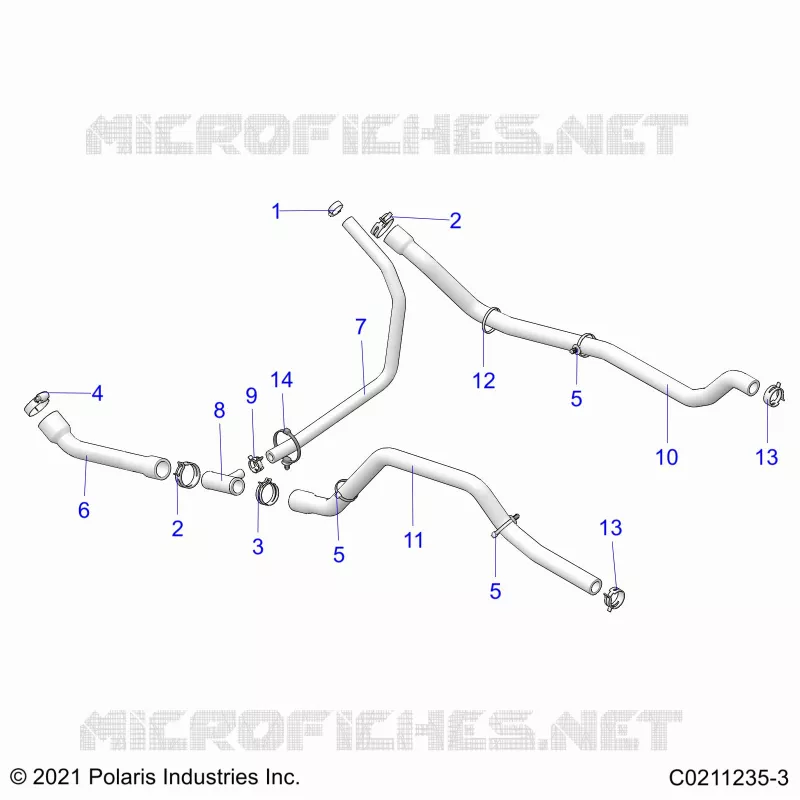 ENGINE, SISTEMA DI RAFFREDDAMENTO, HOSES