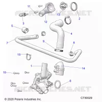 MOTORE, WATERPUMP AND BYPASS
