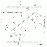 SUSPENSION, FRONT BARRA DI STABILIZZAZIONE- R21RRE99JA (C700032)