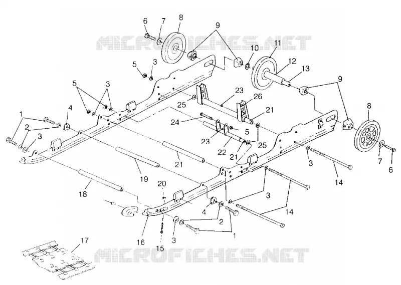 SOSPENSIONE (SKS/RMK) 500 SKS 0972564, EUROPEAN 500 SKS E972564 and 500 RMK (4938393839C001)