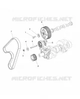 MOTORE, TIMING PULLEY, TIMING BELT, JOCKEY PULLEY