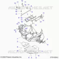 CHASSIS, MAIN FRAME AND SCIARED PLATE