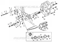 SCATOLA DEGLI INGRANAGGI/FRENO and copertura della catena MOUNTING XPLORER 300 W98CC28C (4945264526C006)