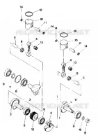 PISTONE AND ALBERO MOTORE SPORT (4912701270035A)
