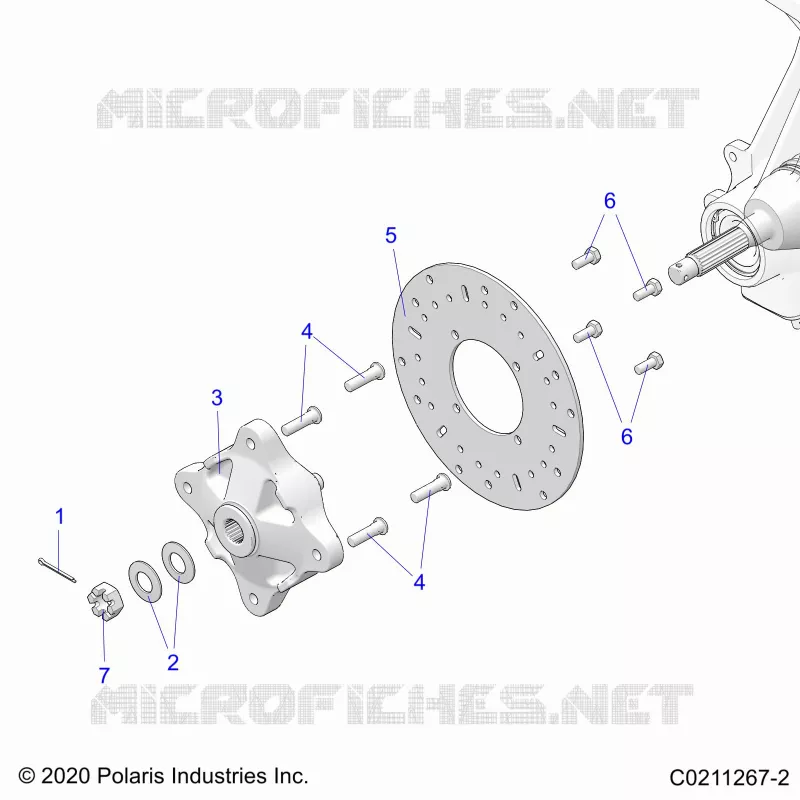 SOSPENSIONI ANTERIORI HUB AND BRAKE DISC