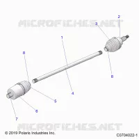 TRASMISSIONE, HALF SHAFT, FRONT