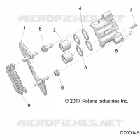 BRAKES, PINZA POSTERIORE