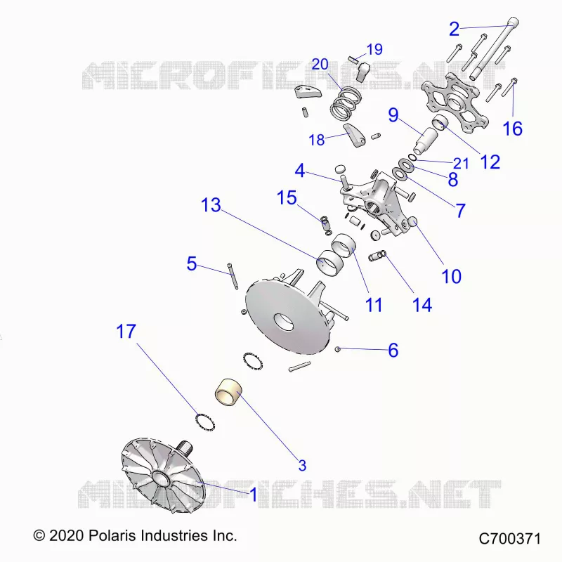 TRASMISSIONE, PRIMARY CLUTCH