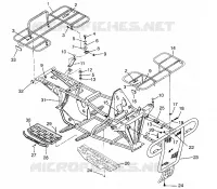 PARAURTI / PORTAPACCHI MOUNTING MAGNUM 2X4 W957544 (4926852685A008)