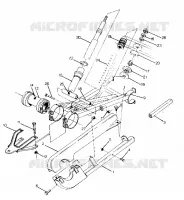 POSTERIORE SWING ARM   SHOCK (4915951595027A)