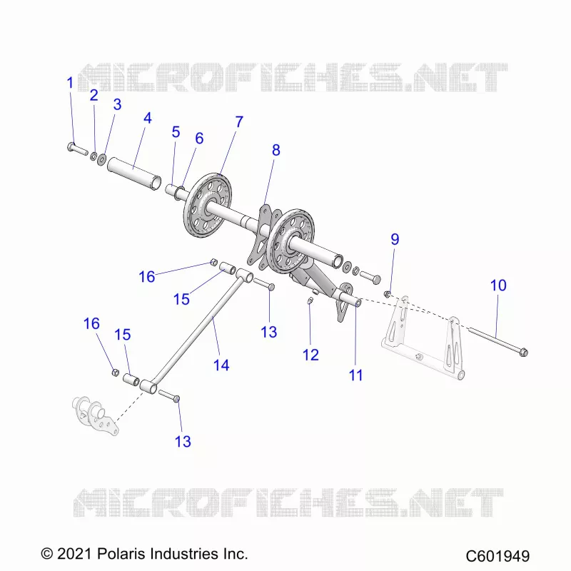 SUSPENSION, POSTERIORE COPPIA ARM