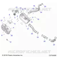TRASMISSIONE, CLUTCH COVER AND DUCTING
