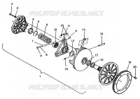 TRASMISSIONE FRIZIONE ASSEMBLY RXL TOURING E940869 (49274327430025)