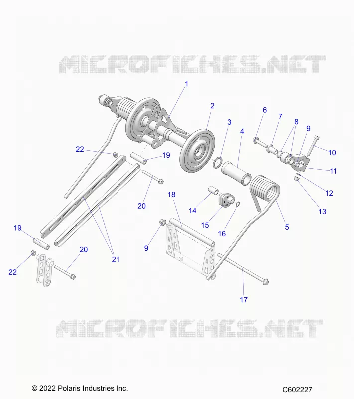 SUSPENSION, POSTERIORE COPPIA ARM