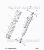 SUSPENSION, SHOCK ANTERIORE MOUNTING