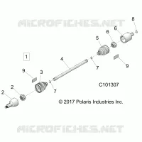 TRASMISSIONE, DRIVE SHAFT, FRONT