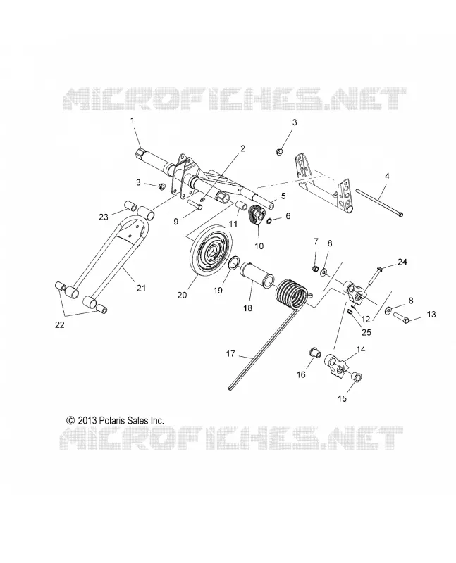 SUSPENSION, POSTERIORE COPPIA ARM