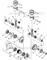 PISTONEEE   ALBERO MOTORE WIDETRAK GT 0942061 (49261126110031)