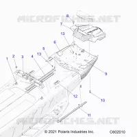 CHASSIS, REAR, MISC. COVERS AND SNOWFLAP