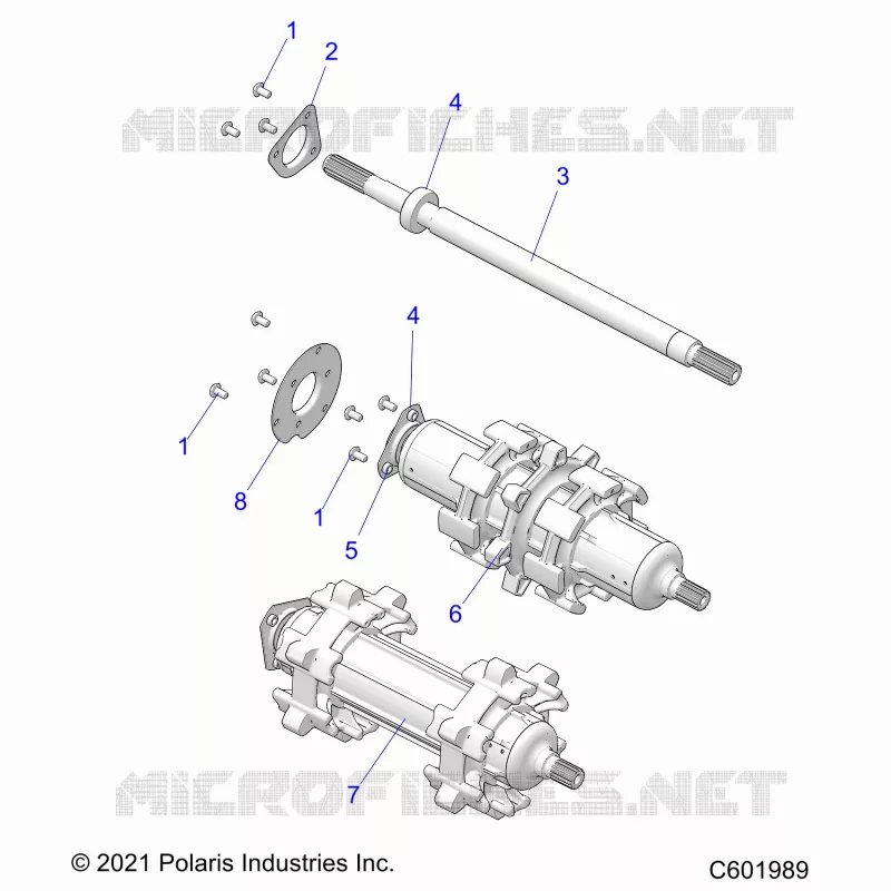 DRIVE TRAIN, JACKSHAFT AND ALBERO DI TRASMISSIONE