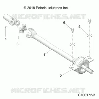 TRASMISSIONE, MID PROP SHAFT