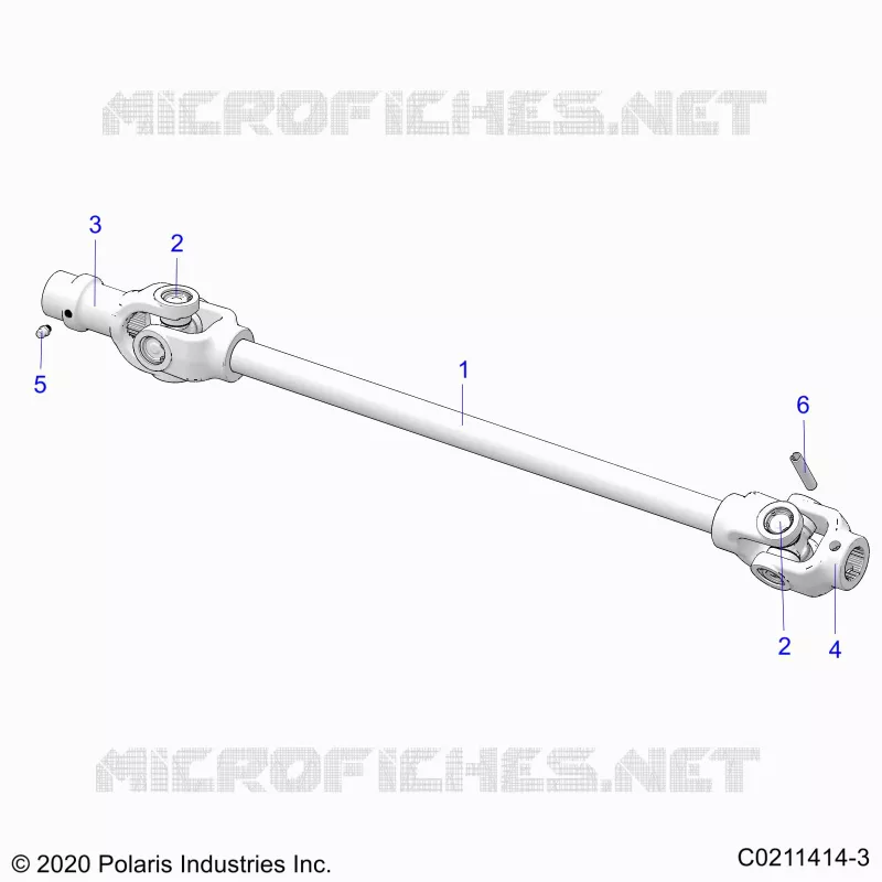 TRASMISSIONE, FRONT PROP SHAFT