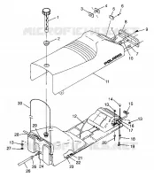 SEDILE   SERBATOIO DI GAS 440 LC 0972760 (4938353835A006)