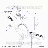 MOTORE, THROTTLE CONTROL ASM.