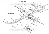 Guida di montaggio (SUSPENSION) 700 RMK 0970966, 700 SKS 0970566, and EUROPEAN 7 (4938573857B011)