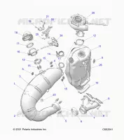 ENGINE, IMPIANTO DI SCARICO AND TURBO ASM.
